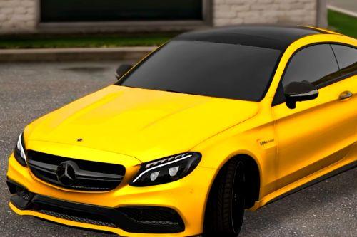 Realistic handling for MERCEDES BENZ AMG C 63 S COUPE-Top Speed 297kmh